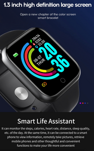 Smart Life- Smart Watch Pink Resin Strap