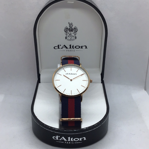 Gents Strap Rose Gold Plated d’Alton Watch