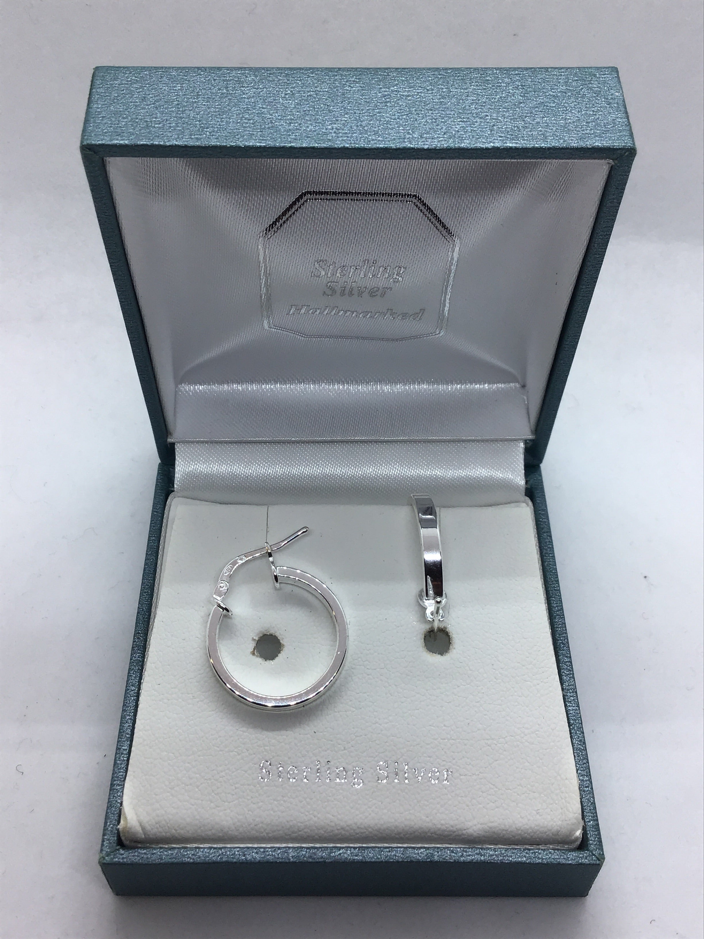 Sterling Silver Creole Hoop Earrings