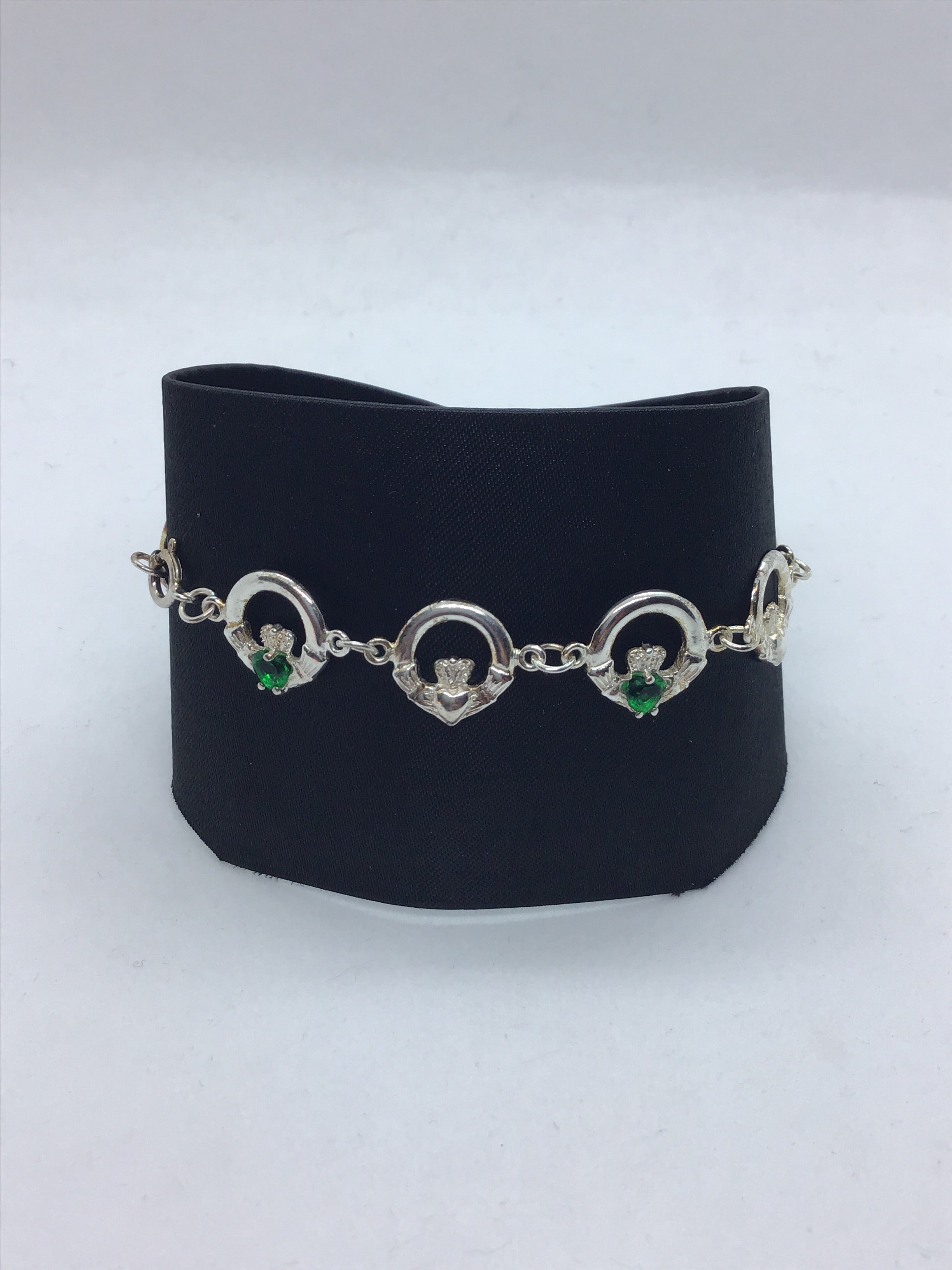 Sterling Silver Claddagh Bracelet