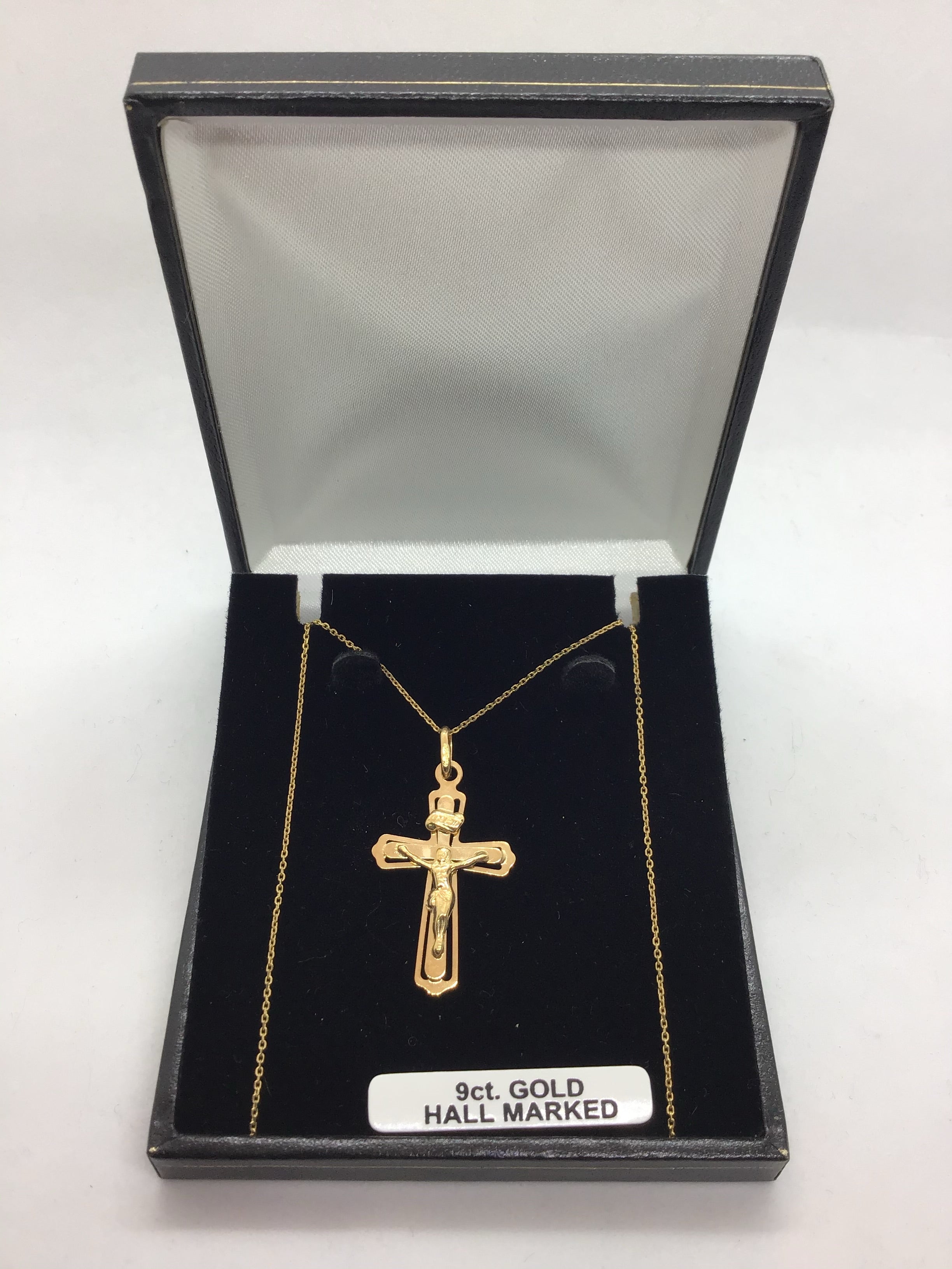 9ct Gold Crucifix Cross Pendant