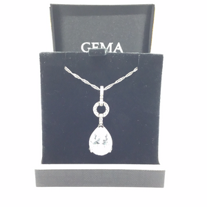 Sterling Silver CZ Pendant