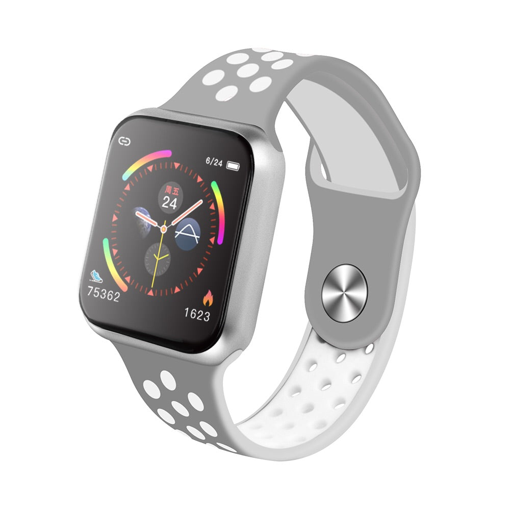 Smart Life- Smart Watch Grey & White Strap