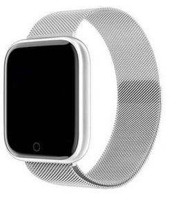 Smart Life- Smart Watch Grey Mesh Bracelet