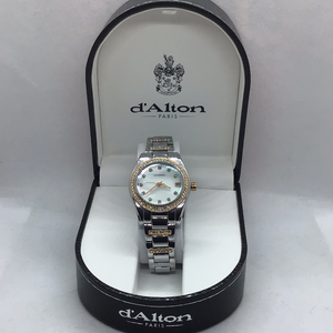 Ladies Chrome and Rose Gold Plated d’Alton Watch