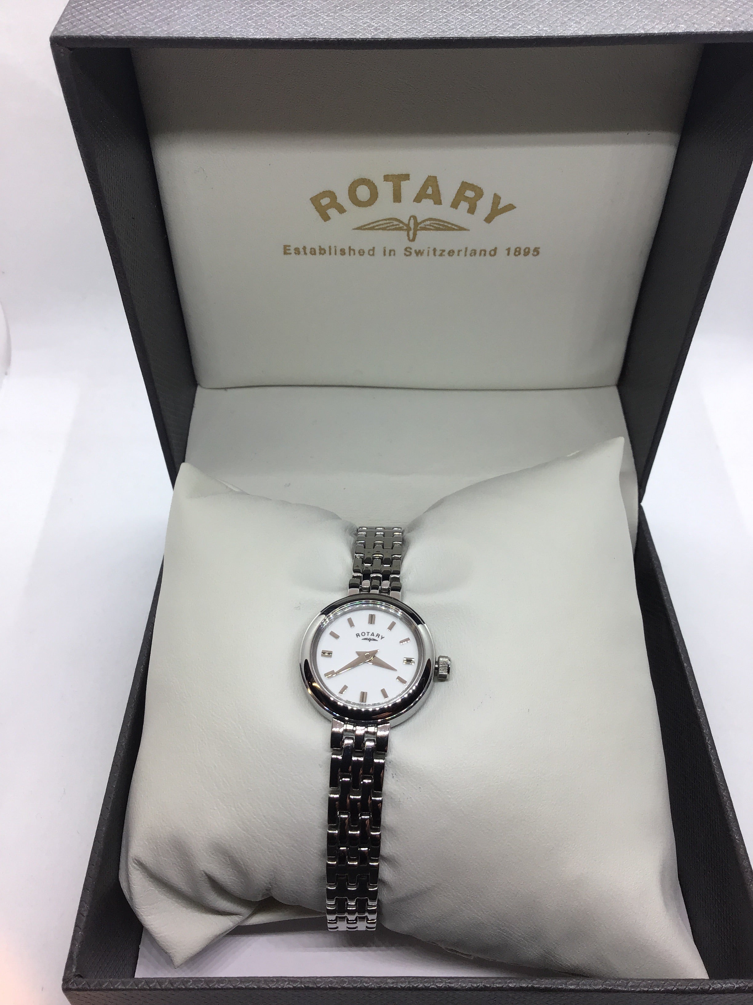 Rotary Ladies Chrome Bracelet Watch