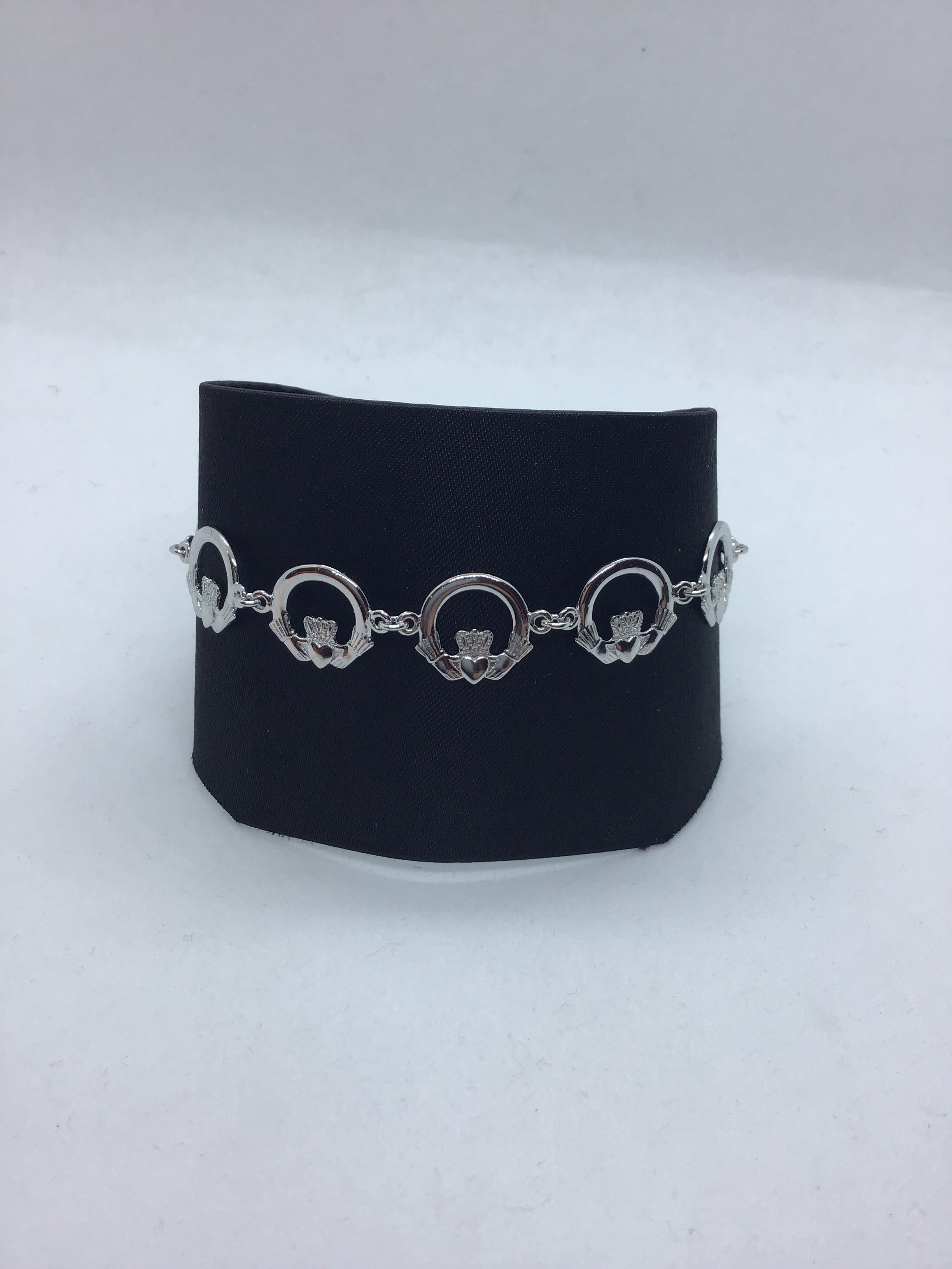 Sterling Silver Claddagh Bracelet