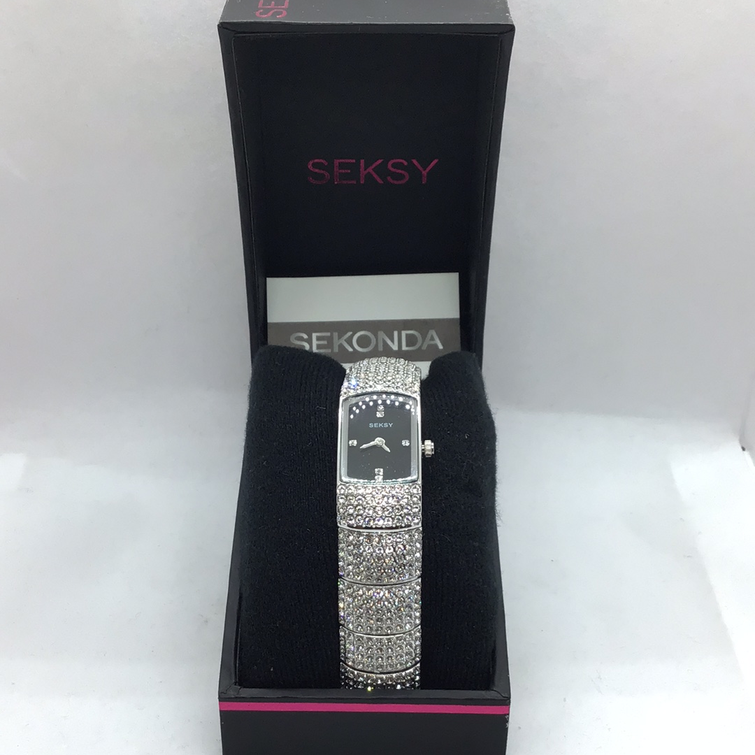 Ladies Fancy Cubic Zirconia Stone Sekonda Bracelet