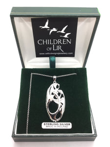 Children of Lir Silver Pendant