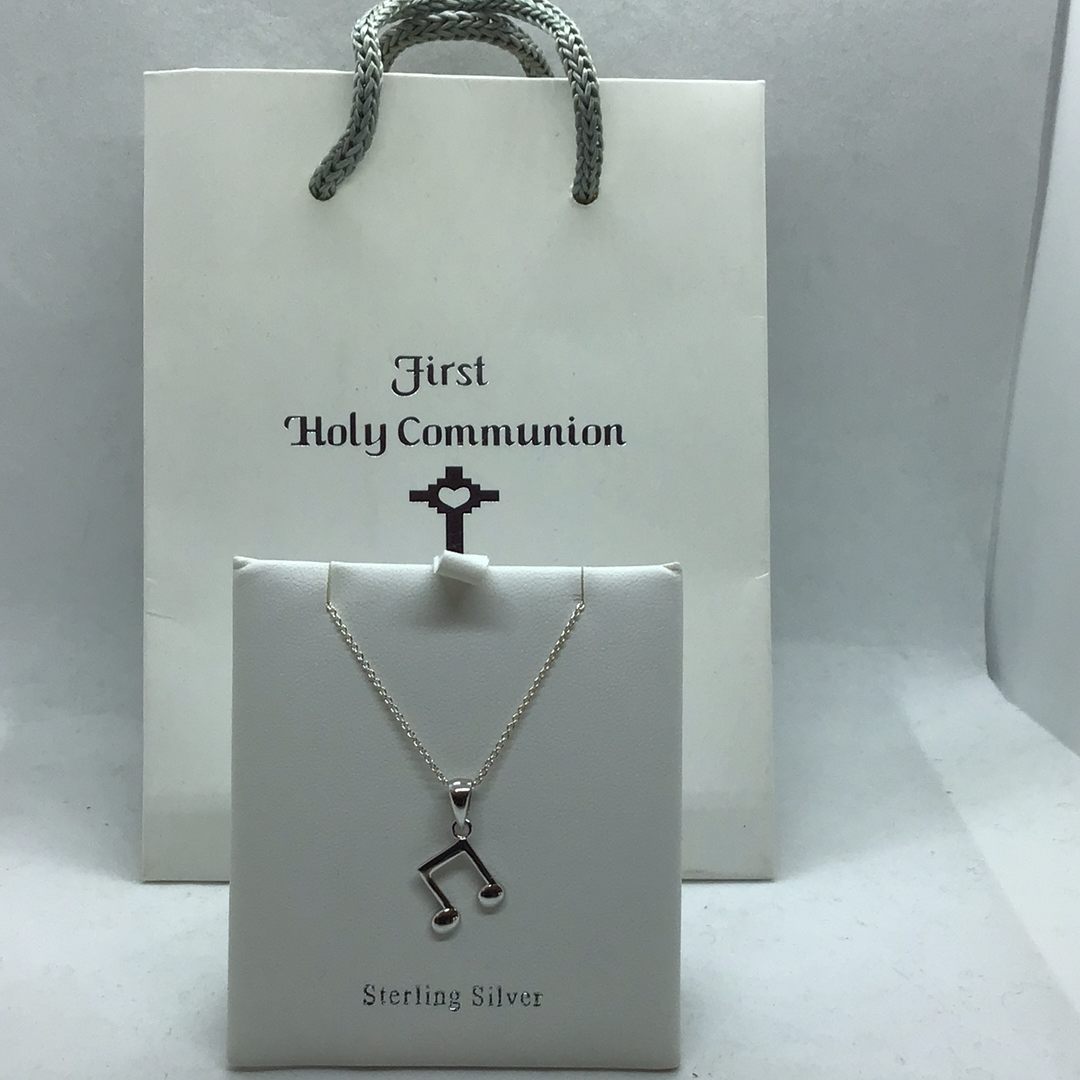 Silver Music notes Pendant