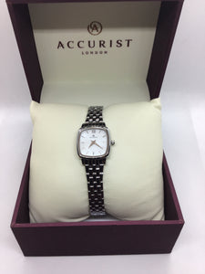 Accurist Ladies Chrome Bracelet Watch