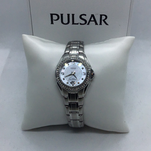 Ladies Chrome Bracelet Pulsar Watch