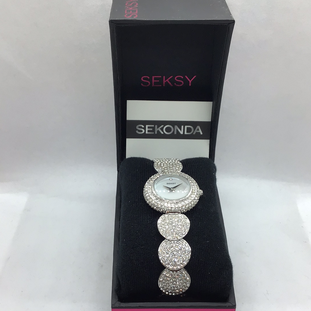 Ladies Cubic Zirconia Bracelet Sekonda Watch