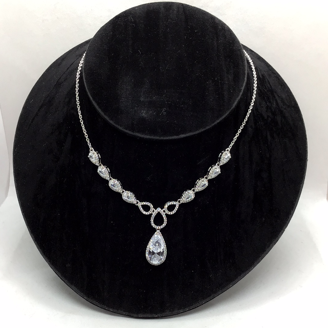 Necklet Silver Cubic Zirconia