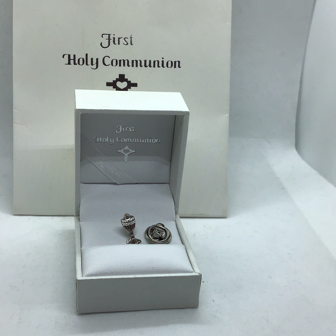 Silver Chalice Tie Stud