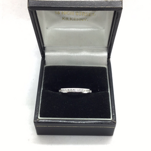 Wedding Ring 18ct.White Gold Diamond