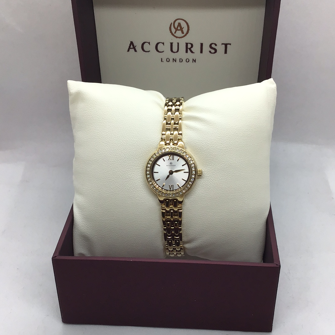Accurist Women's Fashion Semi-Bangle Bracelet Watch 8290 - Simply Dazzle