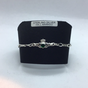 Sterling Silver Claddagh Bracelet