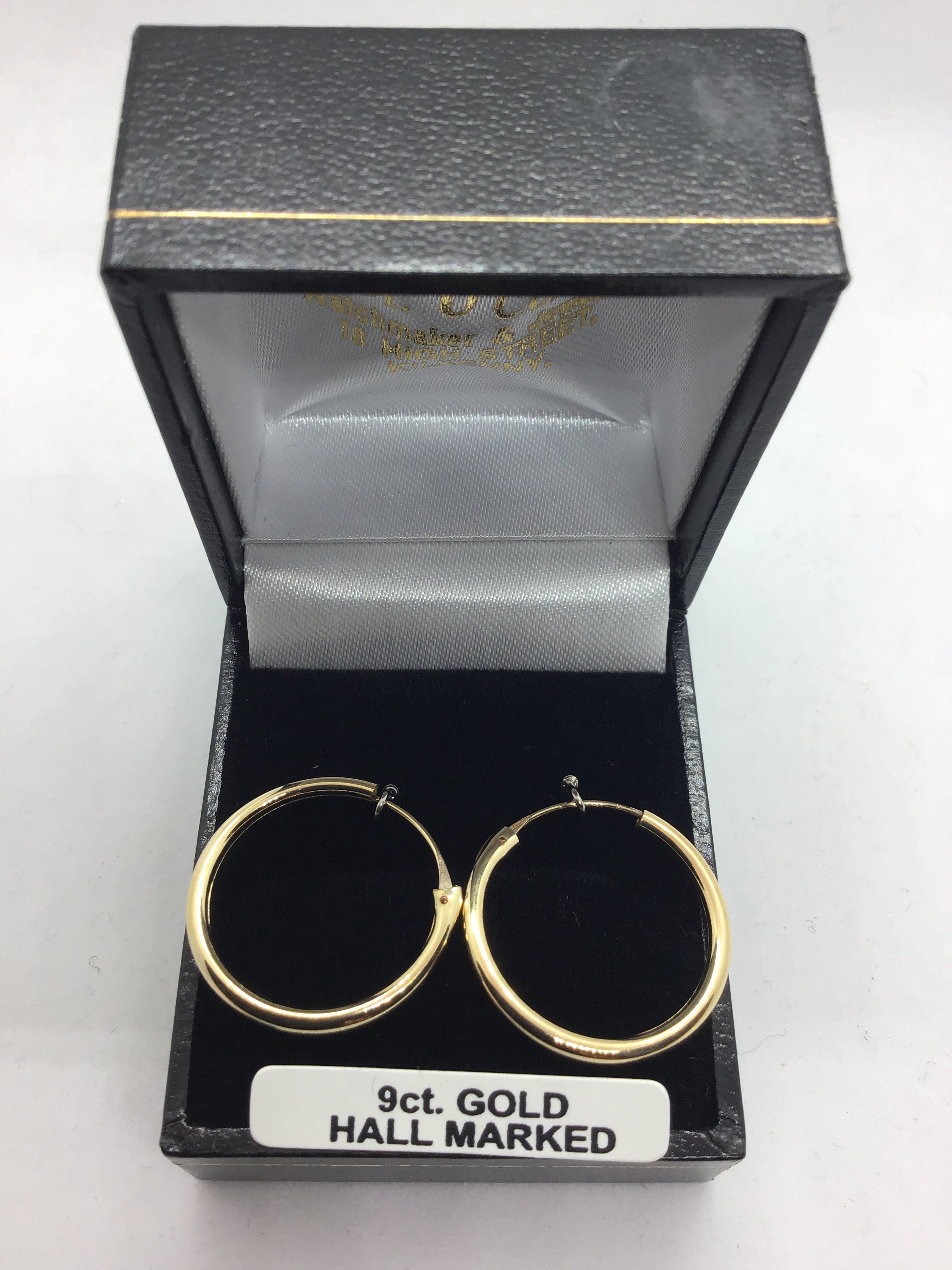 9ct. Gold Hoop Earrings