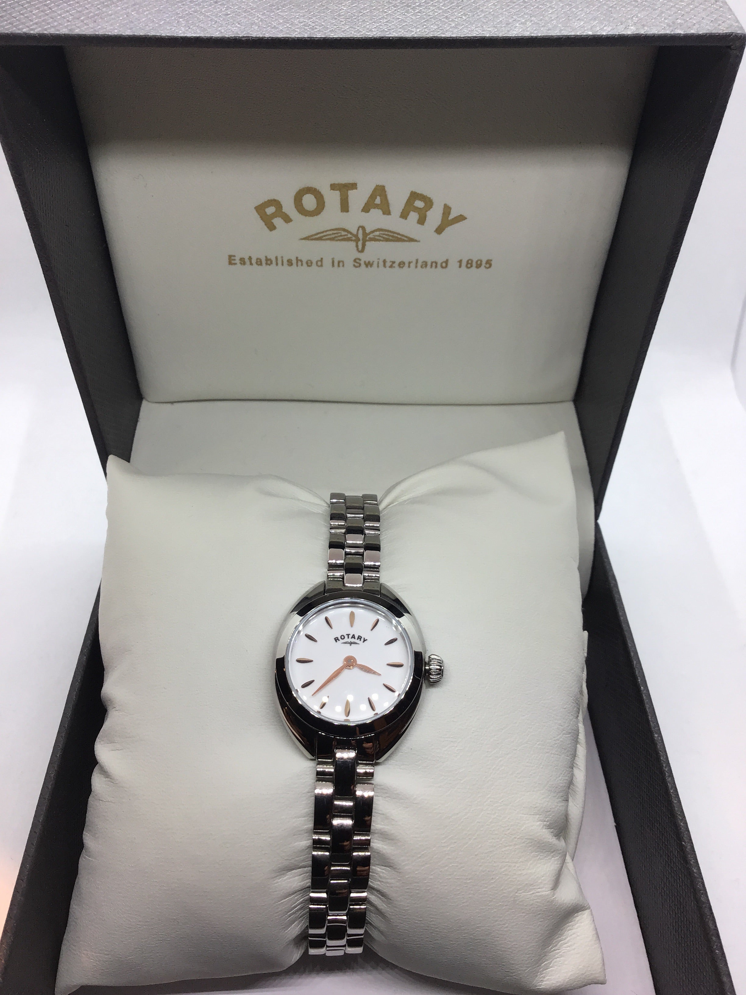 Rotary Ladies Chrome Bracelet Watch