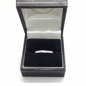 Wedding Ring 18ct. White Gold Diamond