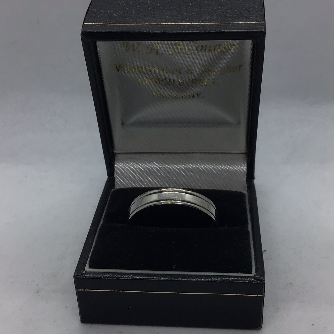 Gents Palladium Wedding Ring